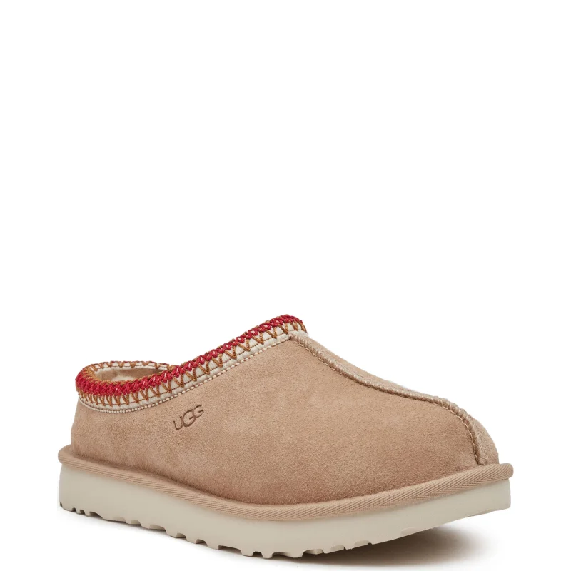 UGG Skórzane mule W TASMAN | z dodatkiem wełny