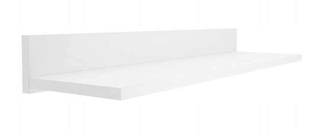 Biała minimalistyczna półka 60 cm - Ebia