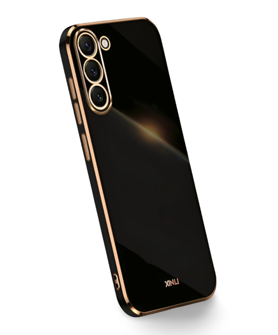 Etui XINLI Gold do Samsung Galaxy S23 FE - Czarny