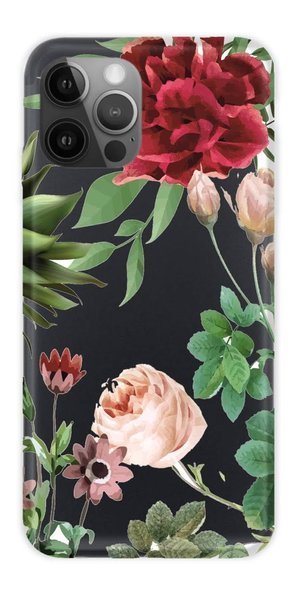 Фото - Чохол CaseGadget ETUI NADRUK CZERWONA RÓŻA I LIŚCIE IPHONE 12 PRO MAX standard