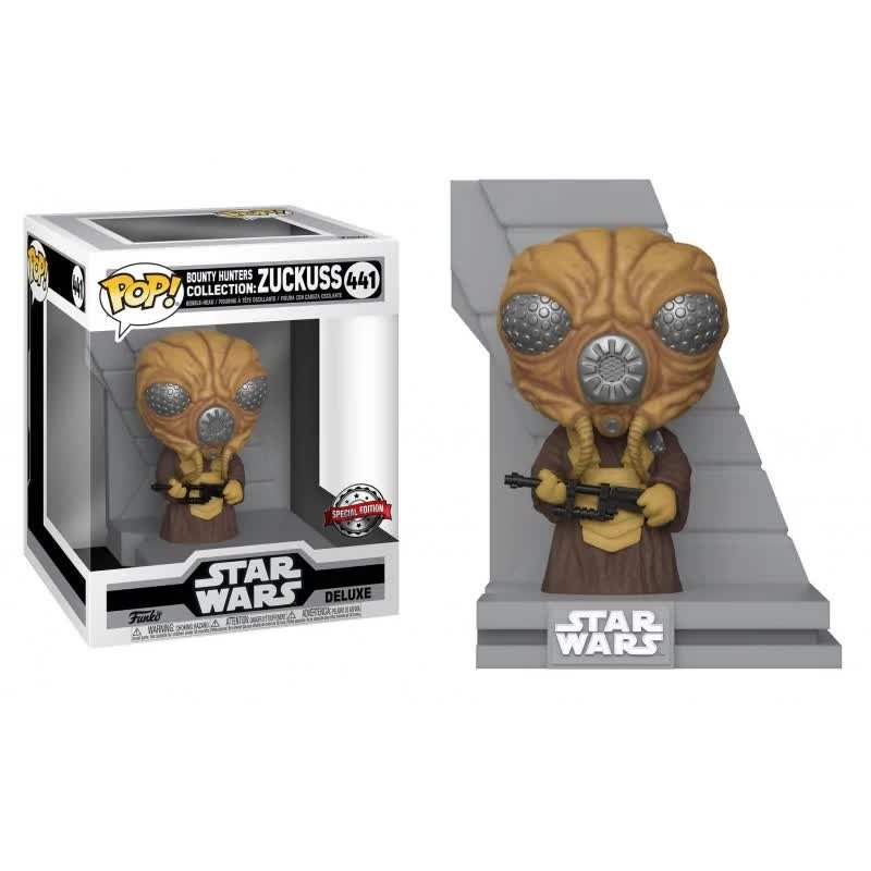 Funko POP! Star Wars, figurka kolekcjonerska, Bounty Hunter Zuckuss, Edycja Specjalna, 441