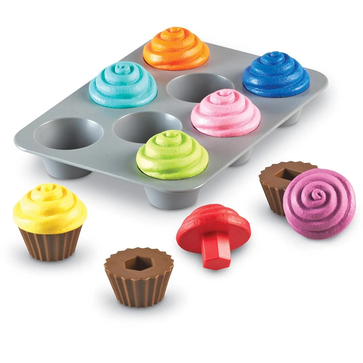 Sortowanie babeczek muffin kształtów i kolorów sensoryka motoryka Smart Snacks®