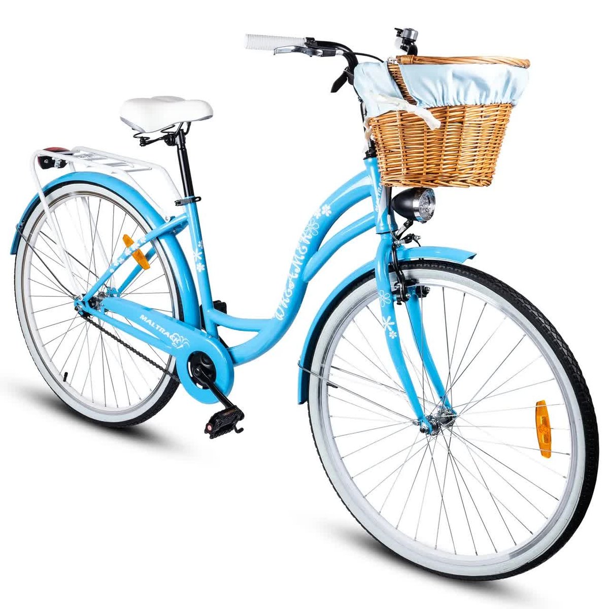 Rower Miejski MalTrack Citybike Dreamer 1s Light Blue 28