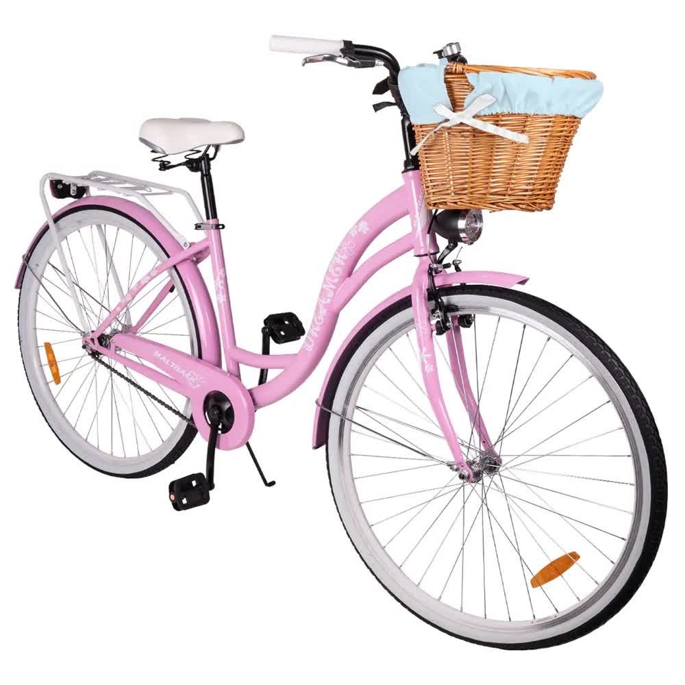 Rower Miejski MalTrack Citybike Dreamer 1-speed Pink 28
