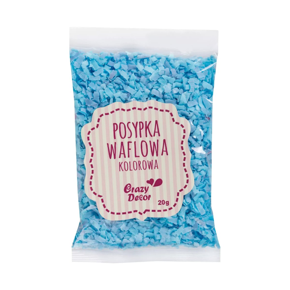 Posypka waflowa mix kolorów 20g Orzeszek