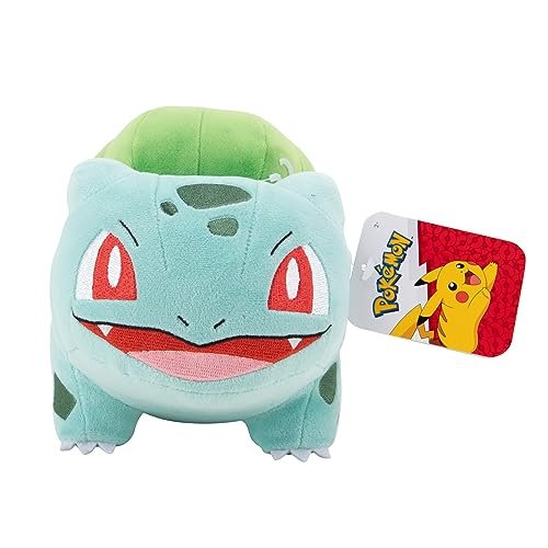 Oficjalna i najwyższej jakości Pokémon 8-calowy Bulbasaur Urocza, wyjątkowo miękka, pluszowa zabawka, idealna do zabawy i wystawiania - muszę je wsz..