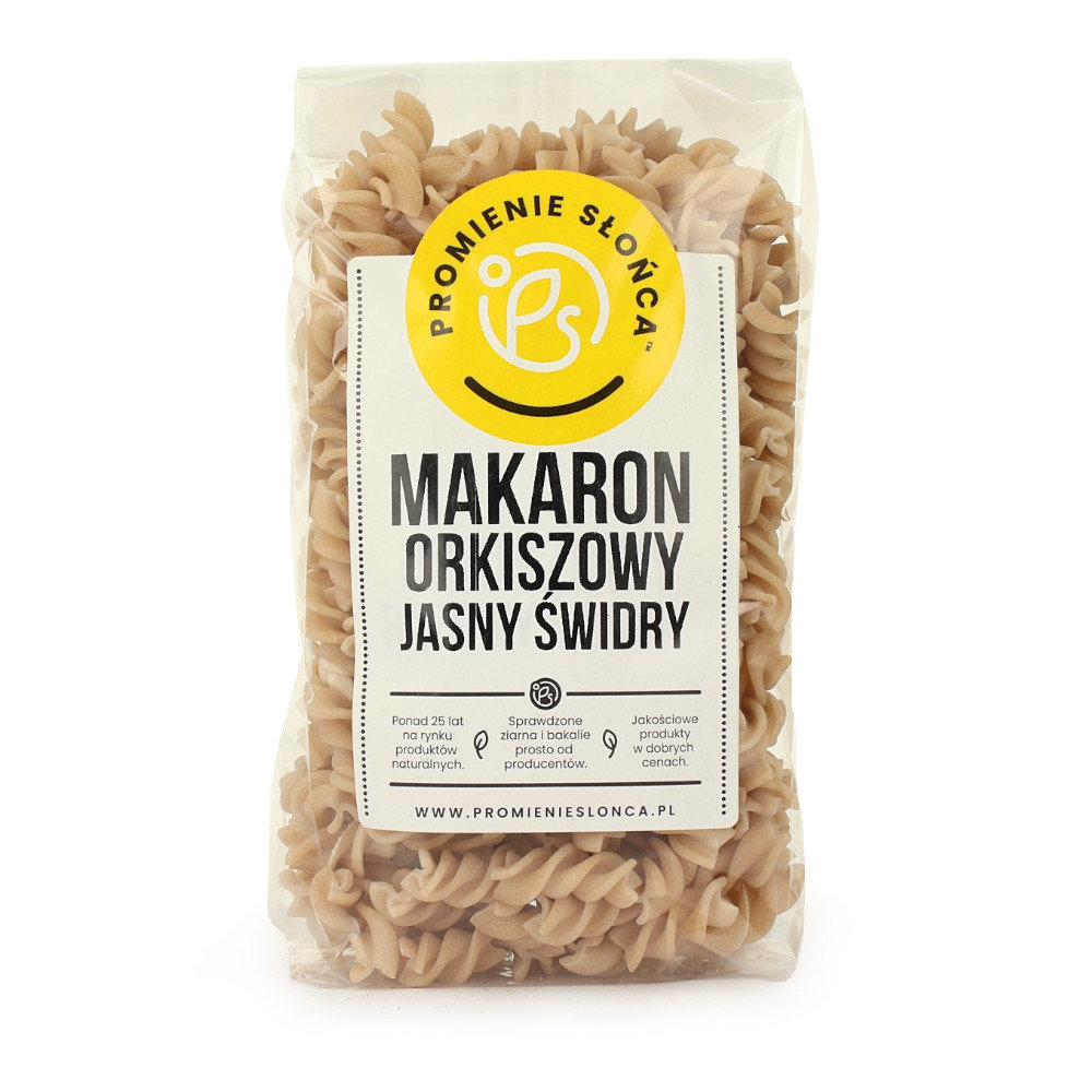 Promienie Słońca Makaron Orkiszowy 400 g Jasny Świdry