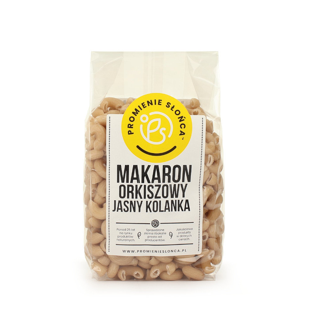 Promienie Słońca Makaron Orkiszowy 400 g Jasny Kolanka