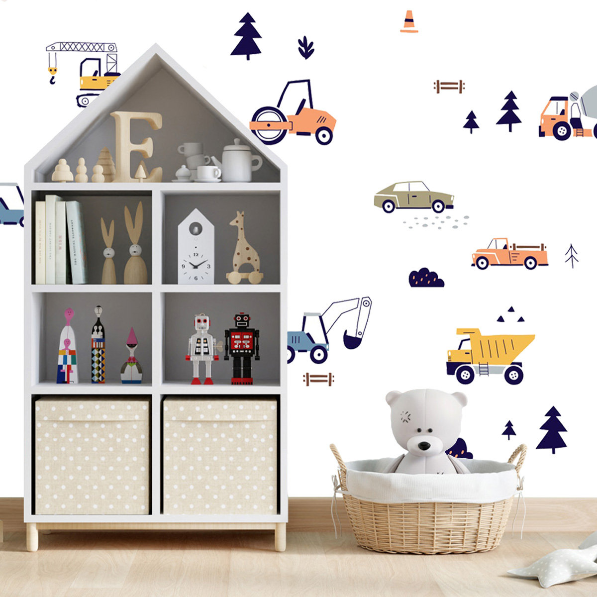 NAKLEJKI NA ŚCIANĘ DLA DZIECI SAMOPRZYLEPNE DO POKOJU DZIECKA DLA CHŁOPCA