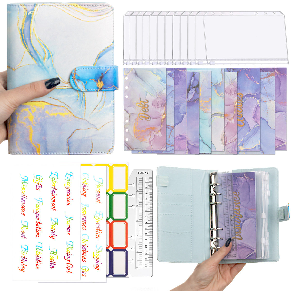 PLANER BUDŻETOWY SEGREGATOR FINANSOWY OSZCZĘDNIK ORGANIZER BUDŻETU NOTES A6