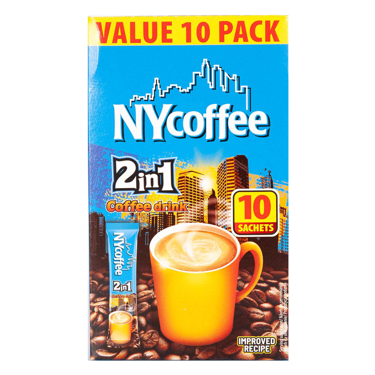 Kawa Rozpuszczalna Instant Napój Kawowy 2in1 2w1  Coffe NYcoffe 10szt