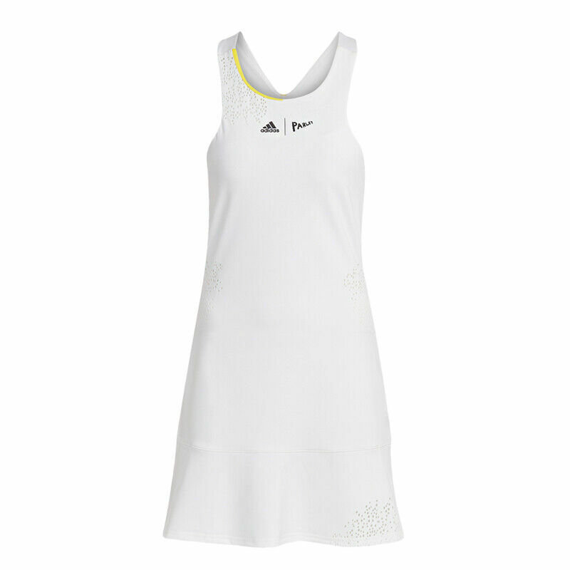 Sukienka Tenisowa Damska Adidas Biała Sportowa Ze Spodenkami Lekka Oddychająca Wygodna S