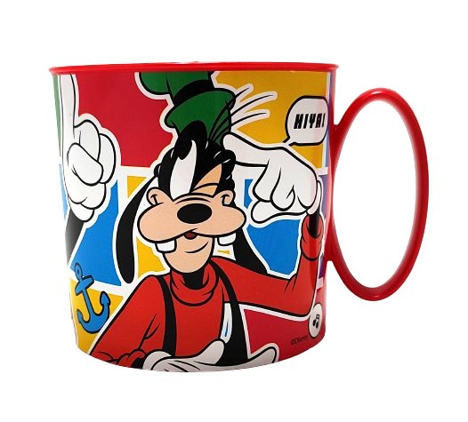 Kubek Kubek Mickey Mouse, Donald, Goofy 265 ml. Czerwony