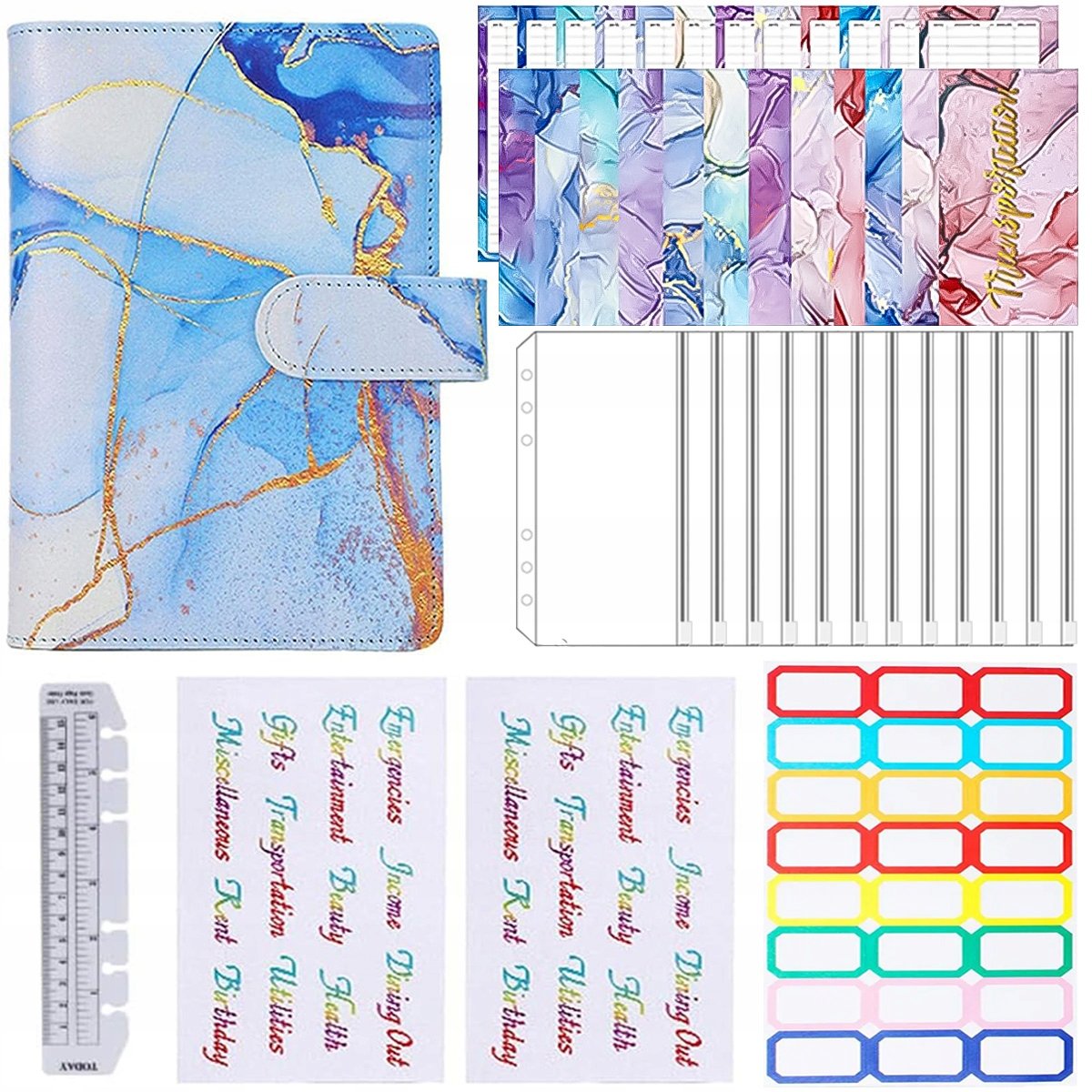 PLANER BUDŻETOWY SEGREGATOR FINANSOWY OSZCZĘDNIK ORGANIZER BUDŻETU NOTES A6