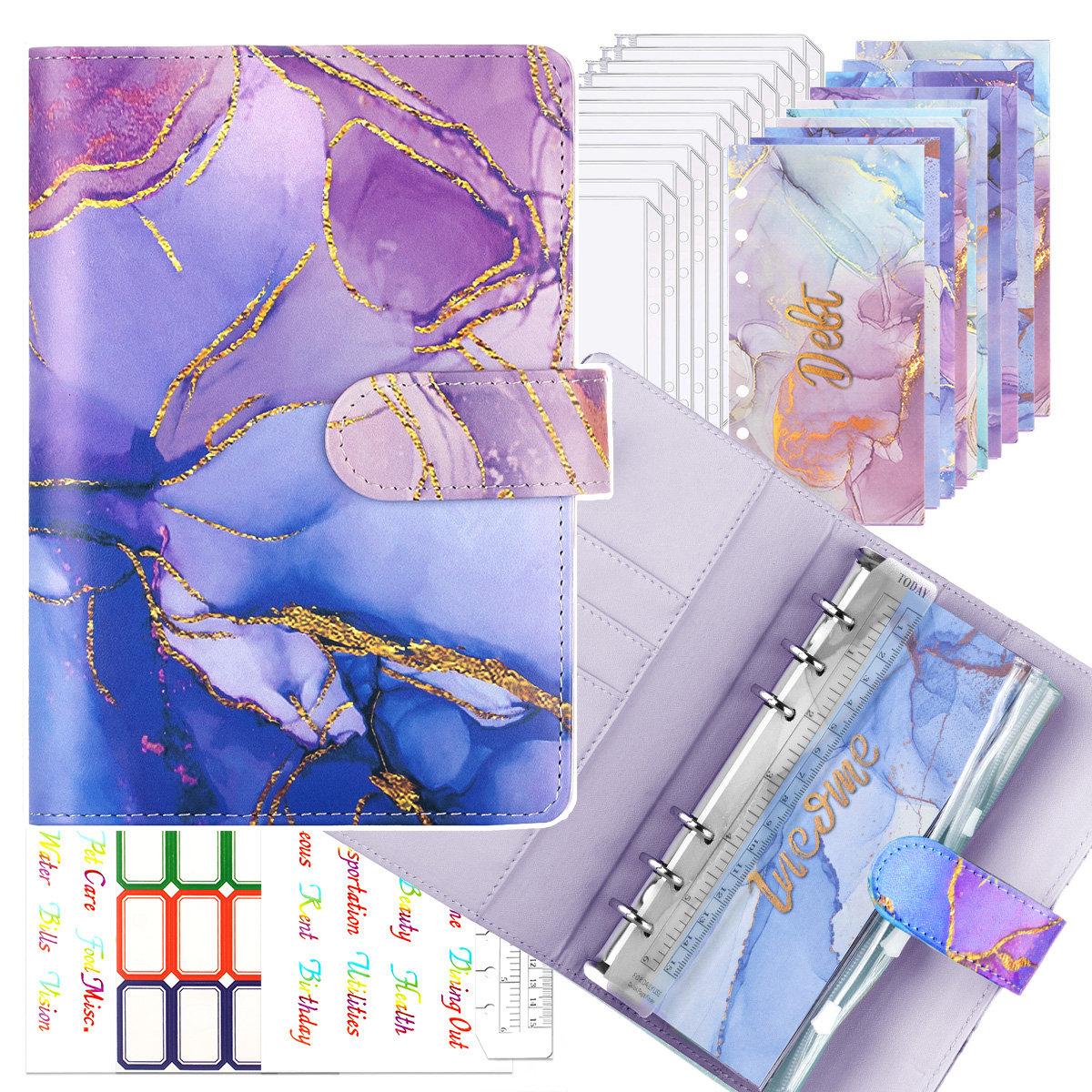 PLANER BUDŻETOWY SEGREGATOR FINANSOWY OSZCZĘDNIK ORGANIZER BUDŻETU NOTES A6