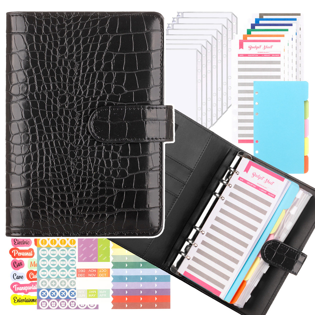 PLANER BUDŻETOWY SEGREGATOR FINANSOWY OSZCZĘDNIK ORGANIZER BUDŻETU NOTES A6