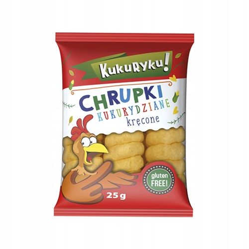 Kukuryku Chrupki Kukurydziane Kręcone 25g