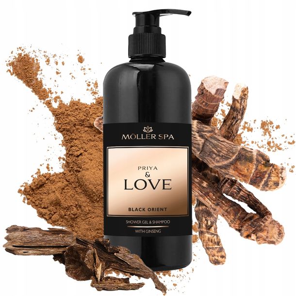 Möller Spa Priya & Love Szampon I Żel Pod Prysznic Z Żeń-szeń 2w1 500ml
