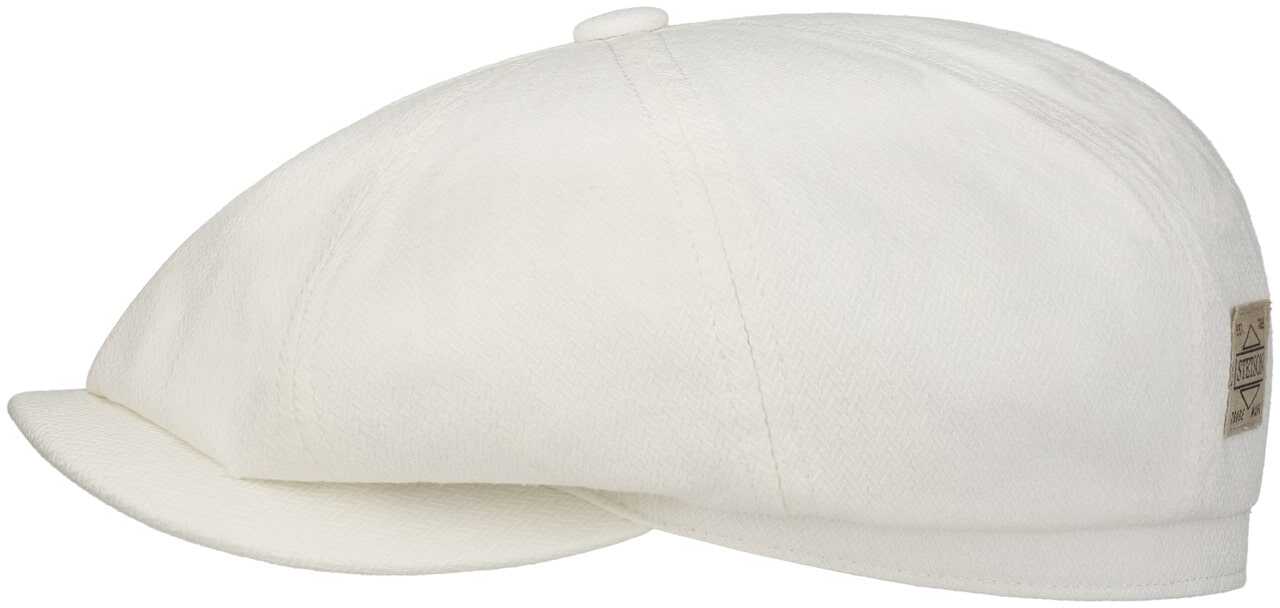 Kaszkiet Hatteras Unlined Cotton by Stetson, biały, XL (60-61 cm)