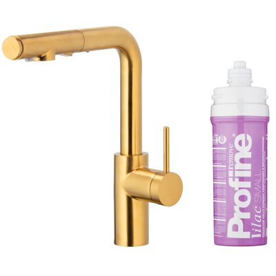 KFA Armatura DUERO PURE BASIC PULL-OUT 6623-115-31 Złoty Stal nierdzewna