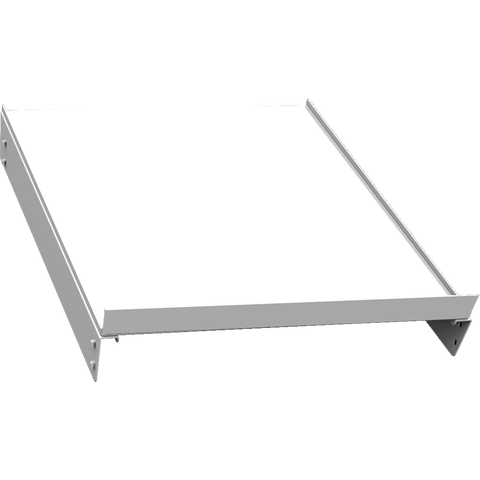 Dodatkowa półka skośna do szaf warsztatowych KOVOS, 505 x 600 mm, szary, 1 ks