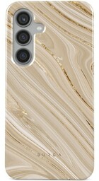 Burga Etui Full Glam Tough do Galaxy S24 Plus, beżowe wzorzyste