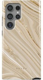 Burga Etui Full Glam Tough do Galaxy S24 Ultra, beżowe wzorzyste