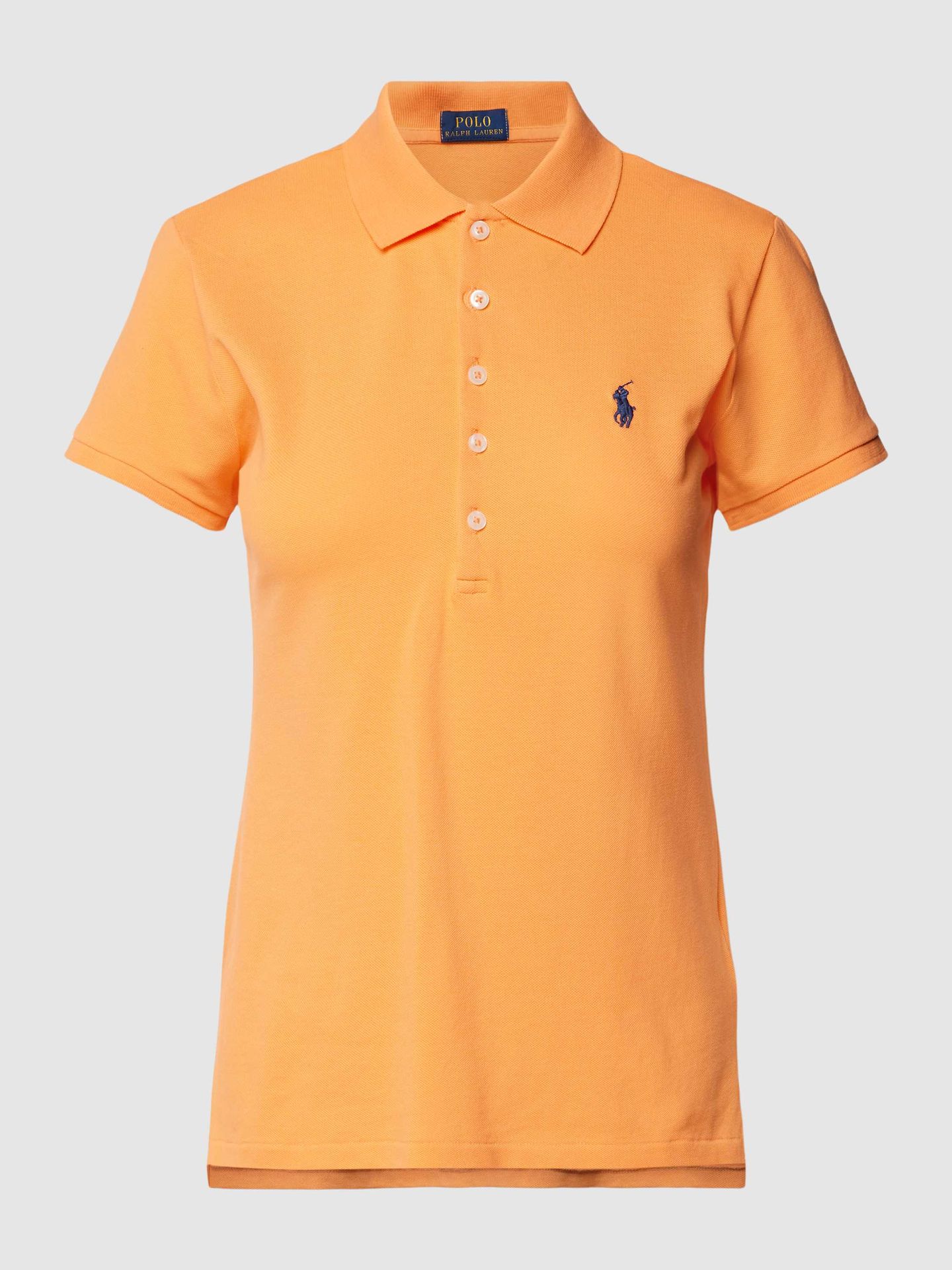 Koszulka polo o kroju slim fit z wyhaftowanym logo model ‘JULIE’