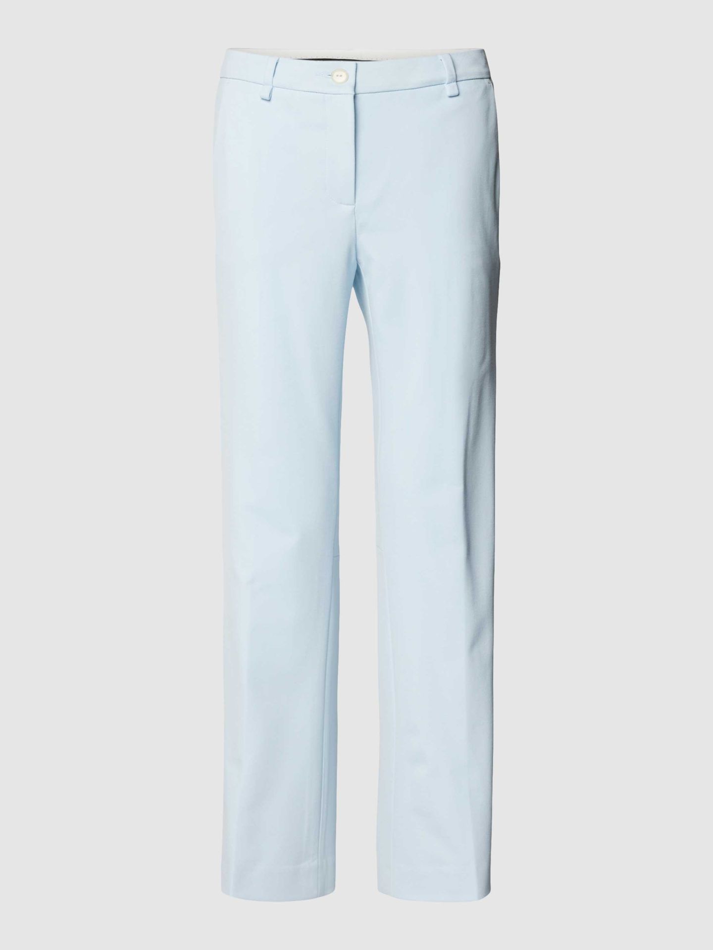 Spodnie materiałowe o kroju regular fit z elastycznym pasem