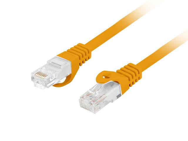 Patchcord lanberg utp kat.6 1,5m lszh cu fluke passed pomarańczowy
