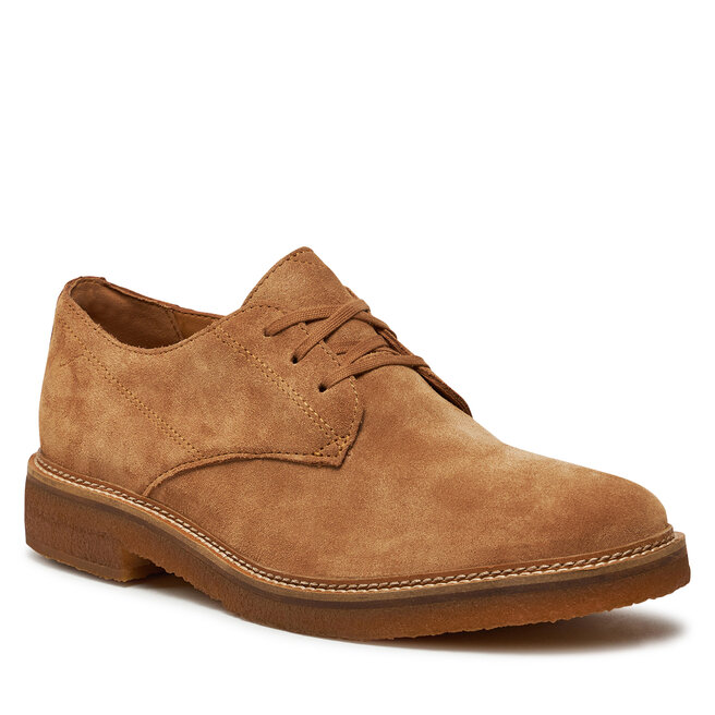 Półbuty Clarks Clarkdalederby 26176108 Light Tan Suede