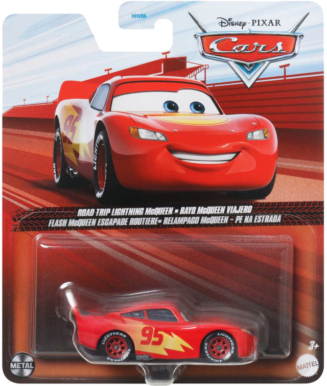Samochód Mattel Disney Pixar Cars Road Trip Lightning Mcqueen (0194735110407)