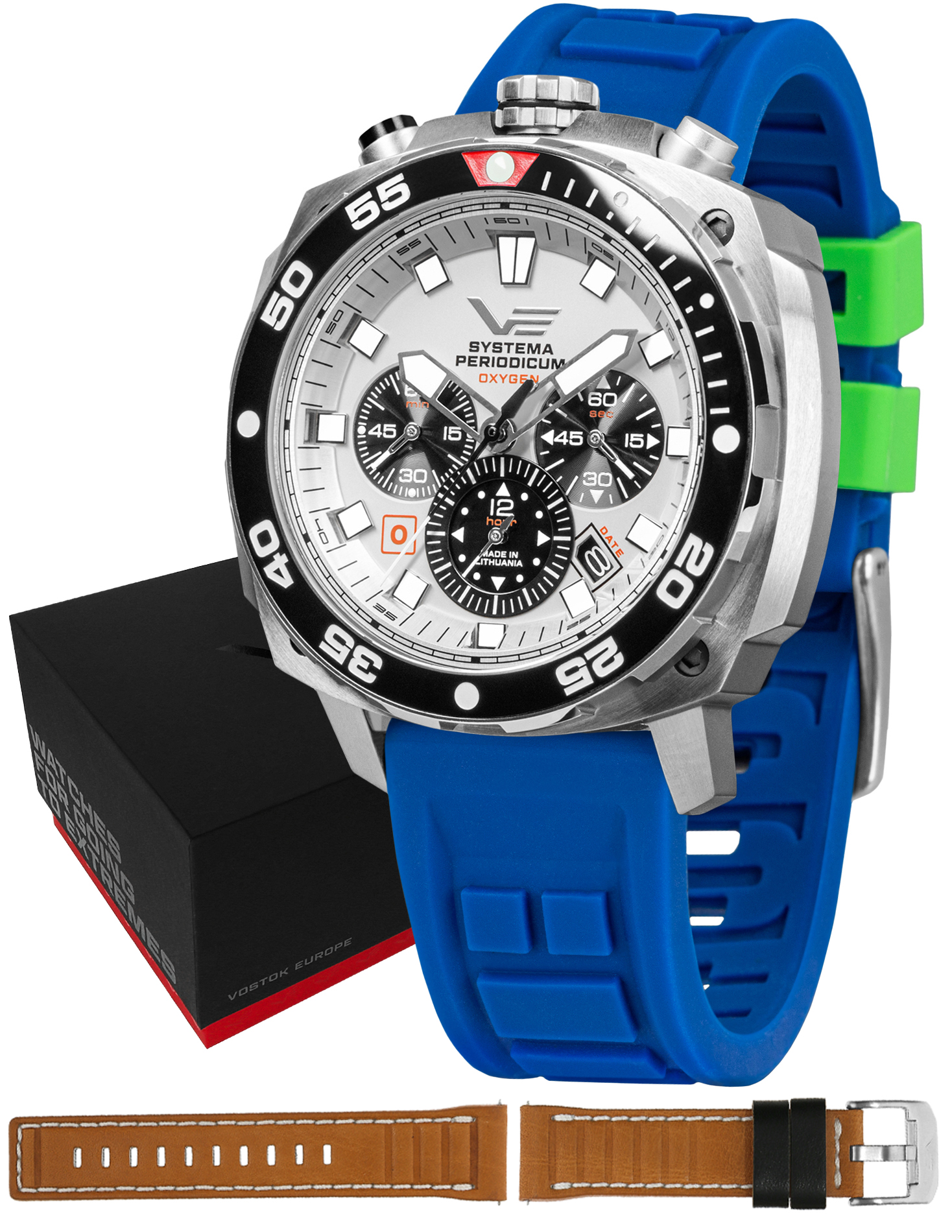 Zegarek Vostok Europe VK67-650A722SBL Systema Periodicum Oxygen