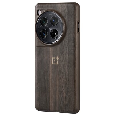 Etui ONEPLUS Walnut Texture do OnePlus 12 Brązowy