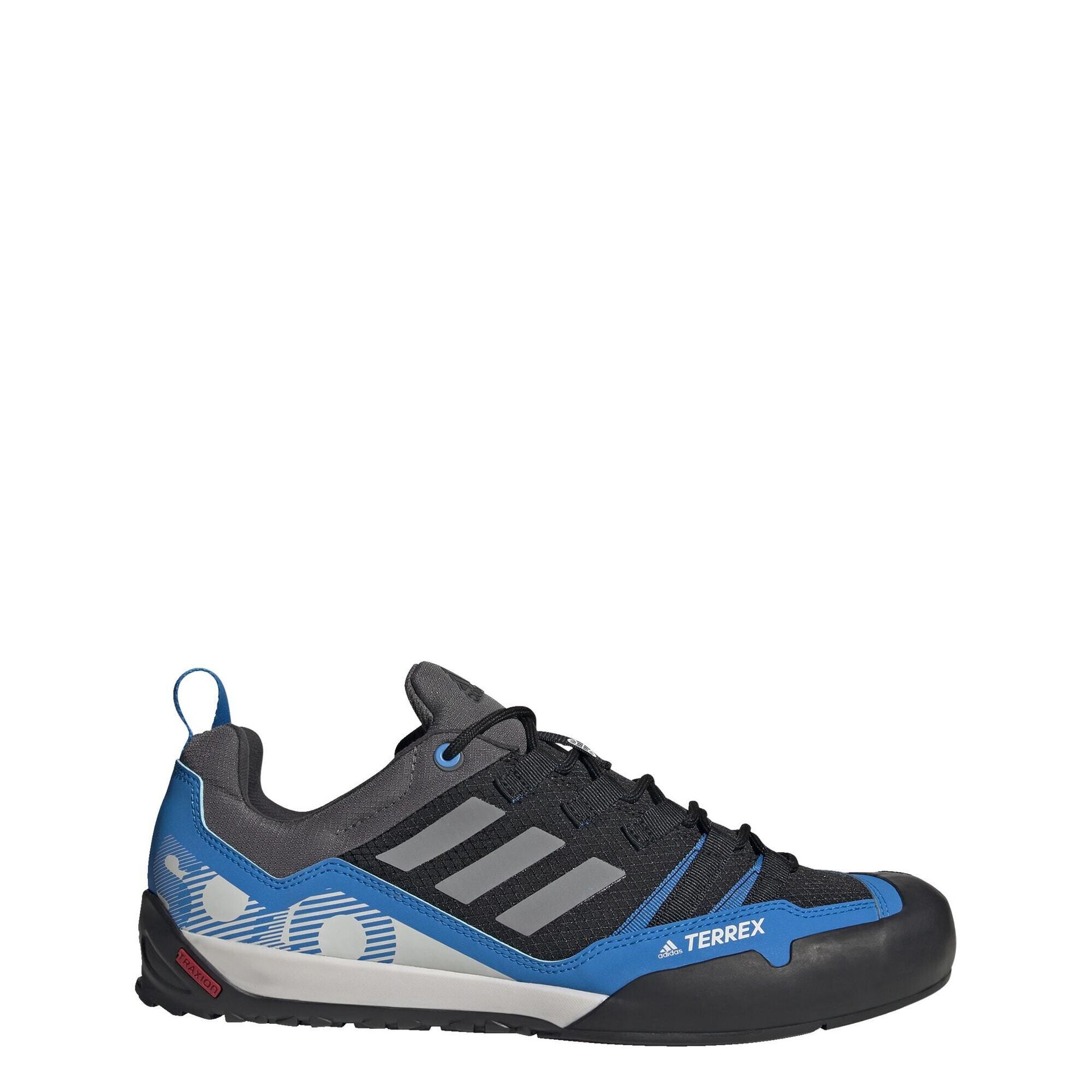 adidas Unisex Terrex Swift Solo 2 buty sportowe, Core Black Grey Three Blue Rush, 46 EU