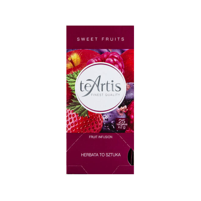Herbata TEARTIS sweet fruits 25x2g