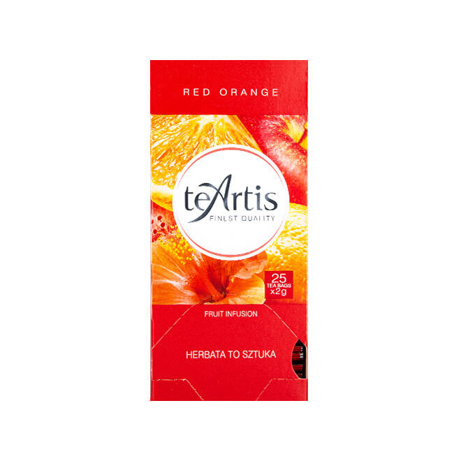 Herbata TEARTIS red orange 25x2g
