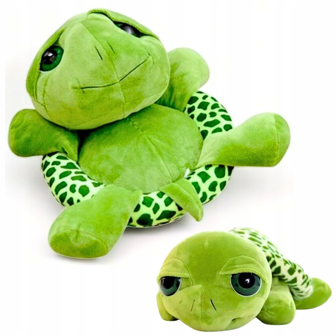 MASKOTKA ŻÓŁW ŻÓŁWIK ALBERT ZIELONY SŁODKI PLUSZAK PRZYTULANKA ZABAWKA 30CM
