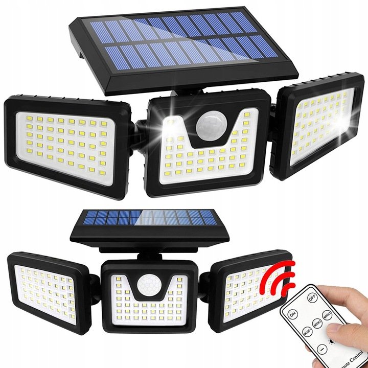 Lampa Solarna Led P60263 Z Czujnikiem Ruchu Zmierzchu
