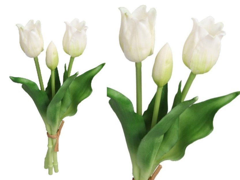TULIPANY BUKIET TULIPANÓW GUMOWE GUMOWANE JAK ŻYWE