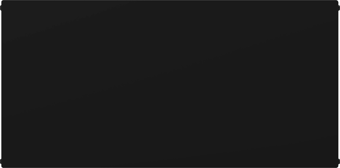 Mexen CHF20 Hygiene Flat grzejnik płytowy 400 x 400 mm, podłączenie boczne, 288 W, czarny - W420HF-040-040-70