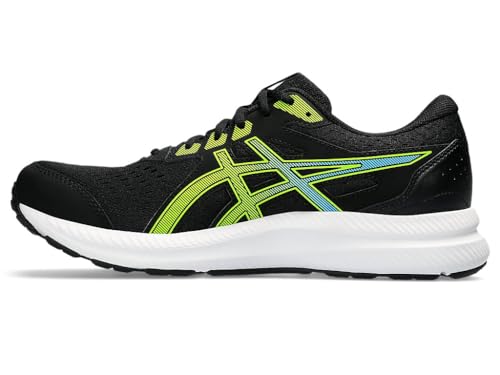 ASICS Gel-Contend 8, Męskie trampki, 45 EU, Black Electric Lime, 45 EU