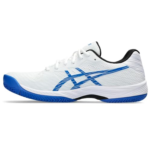 ASICS Gel-Game 9 Clay/OC, Męskie trampki, Biała Tuna Niebieska, 42.5 EU