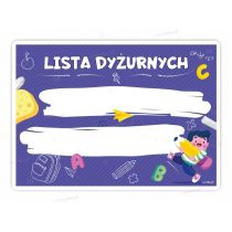 Tablica dyżurnych A4