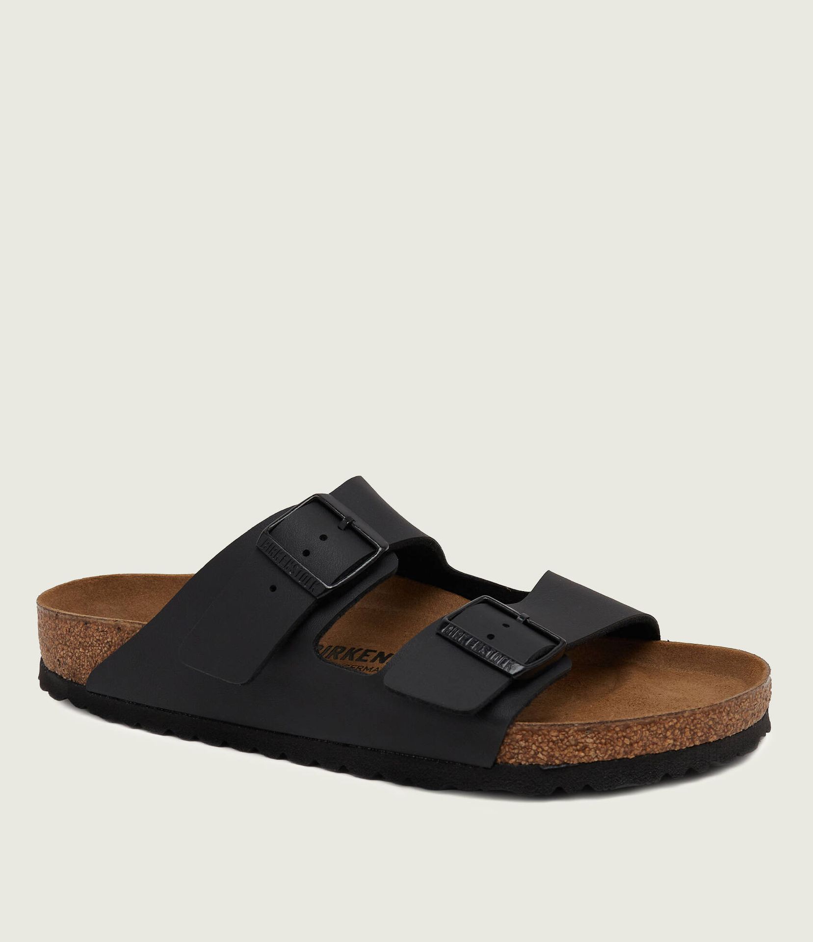 Birkenstock Klapki Arizona z dodatkiem skóry regular fit