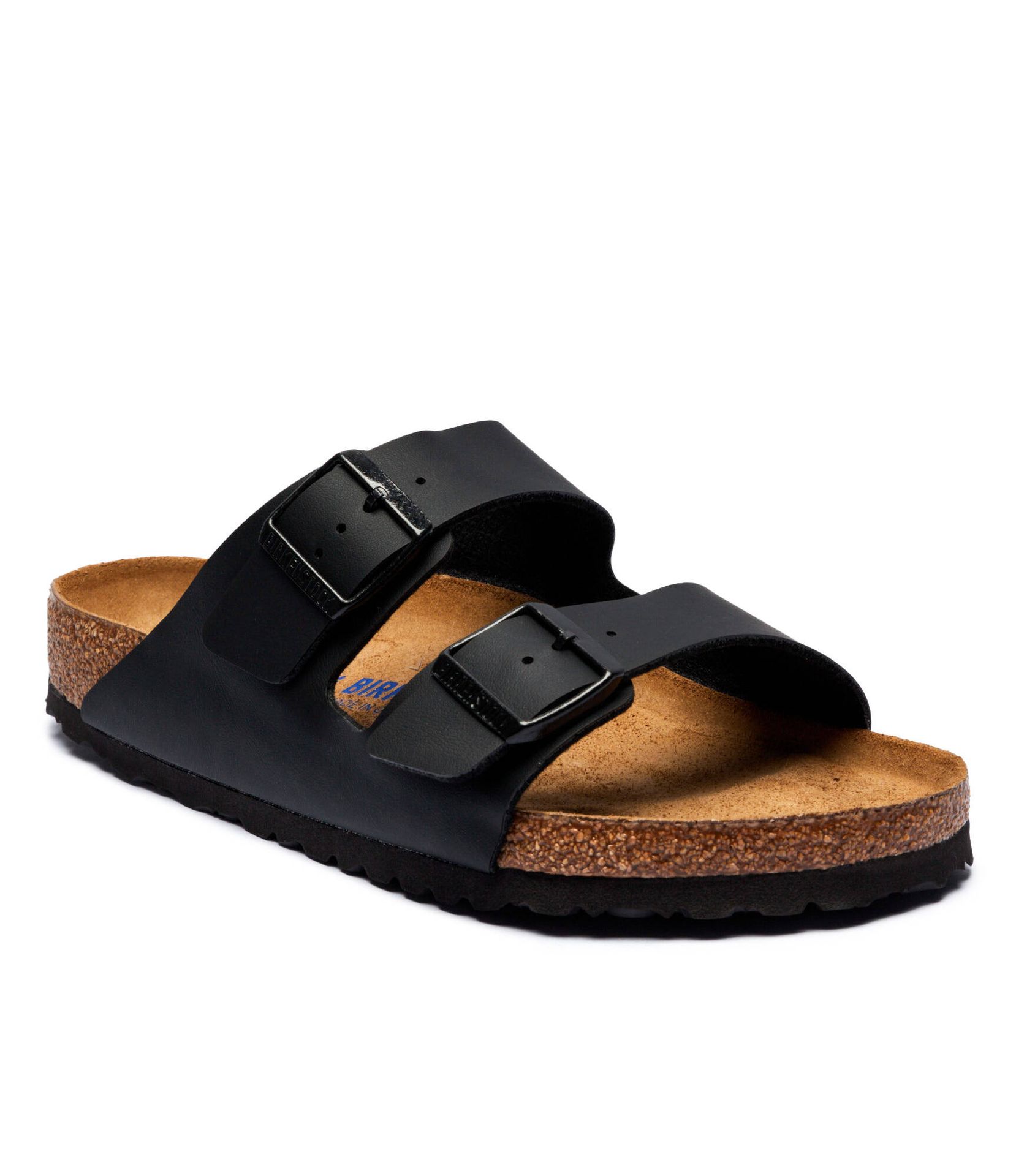 Birkenstock Klapki Arizona z dodatkiem skóry regular fit