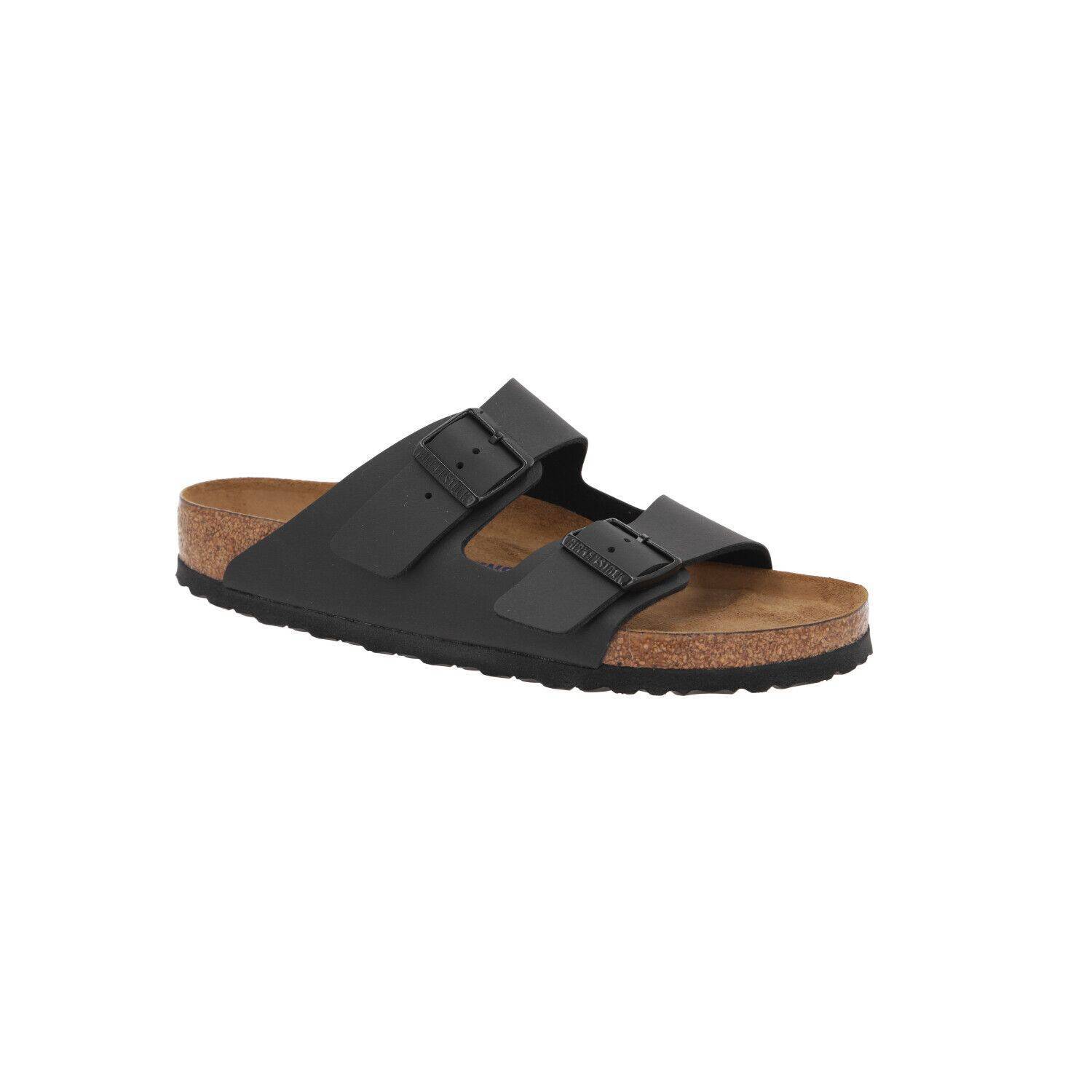 Birkenstock Klapki Arizona z dodatkiem skóry regular fit