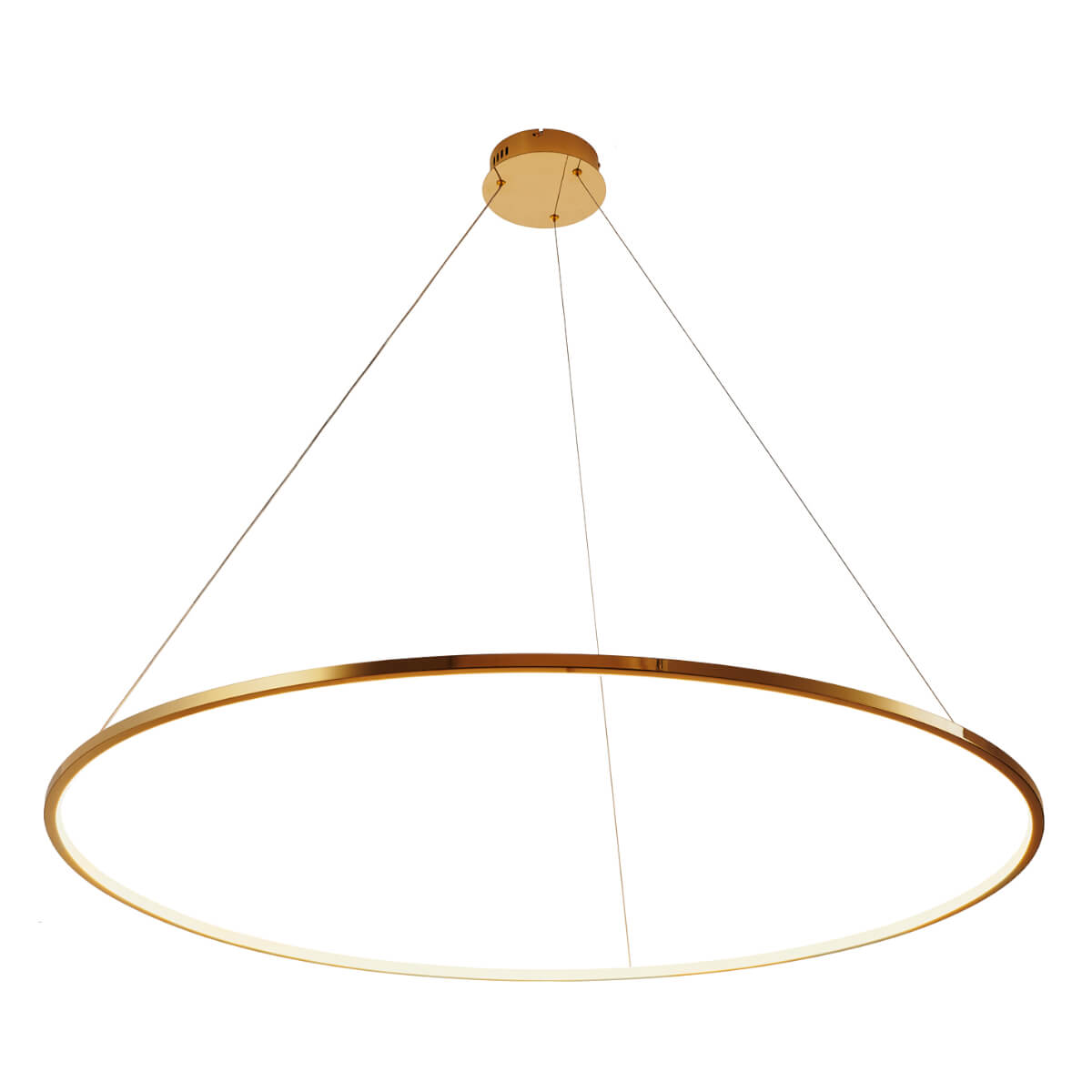 Wisząca lampa nad stół Circle Slim ST-10112P-D1200 LED 32W 3000K pierścień złota