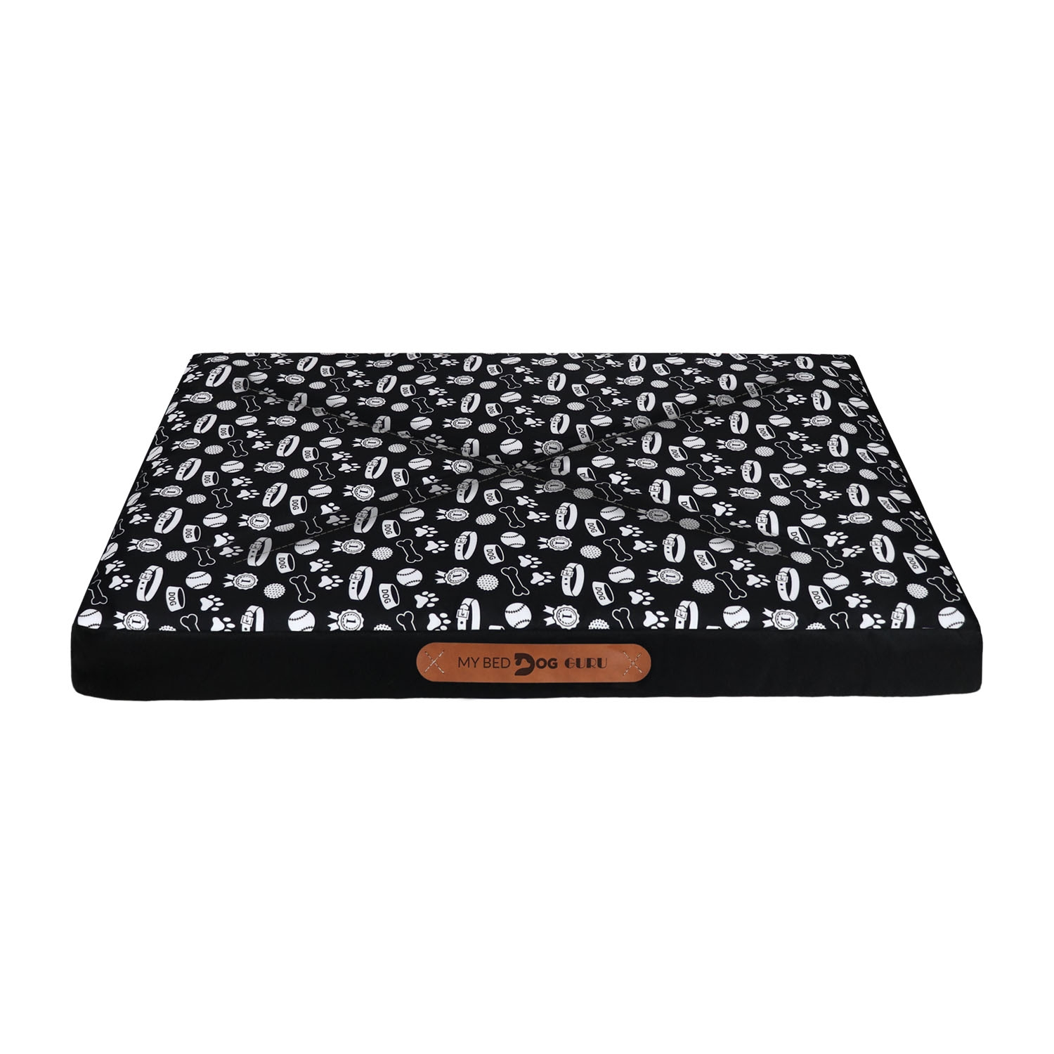 Legowisko Dogguru z pianką memory, pets, czarne