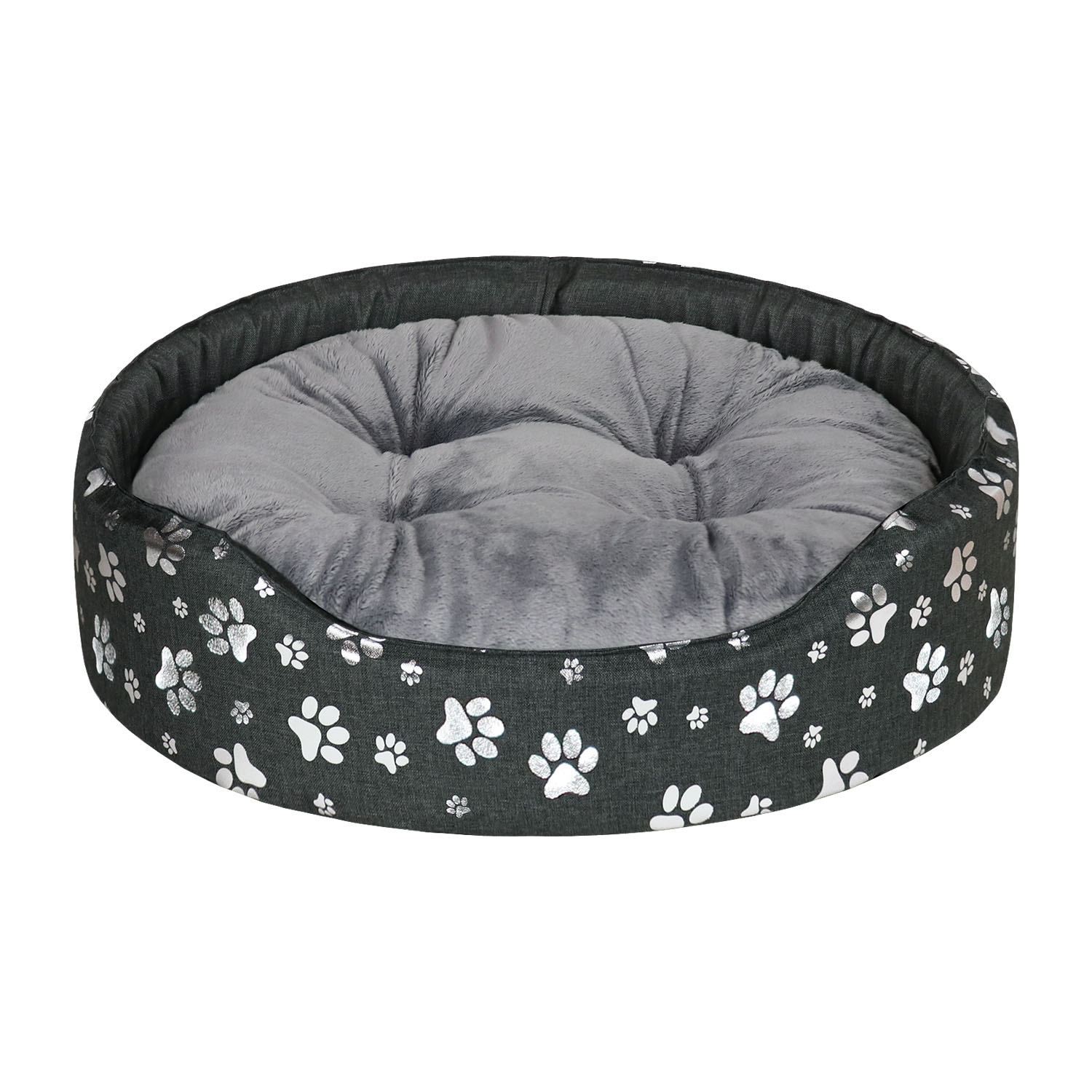 Sofa dla psa Dogguru Ruby King, łapki, czarna